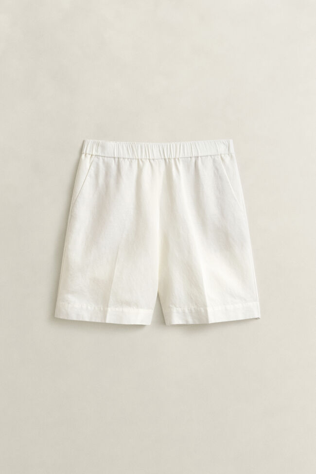 Shorts i linneblandning