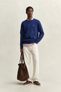 Shield sweatshirt med rund hals