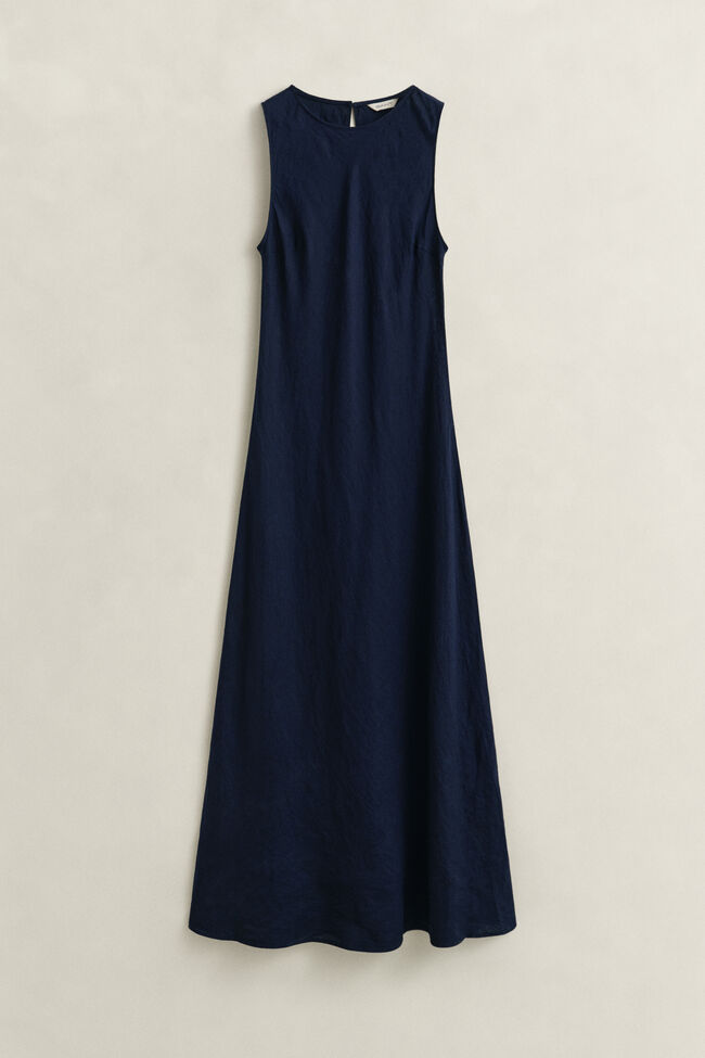 Snedskuren midikl&auml;nning i linne