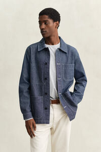 Chambray skjortjacka