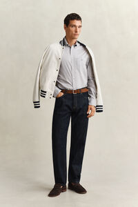 Regular fit klassisk poplinskjorta