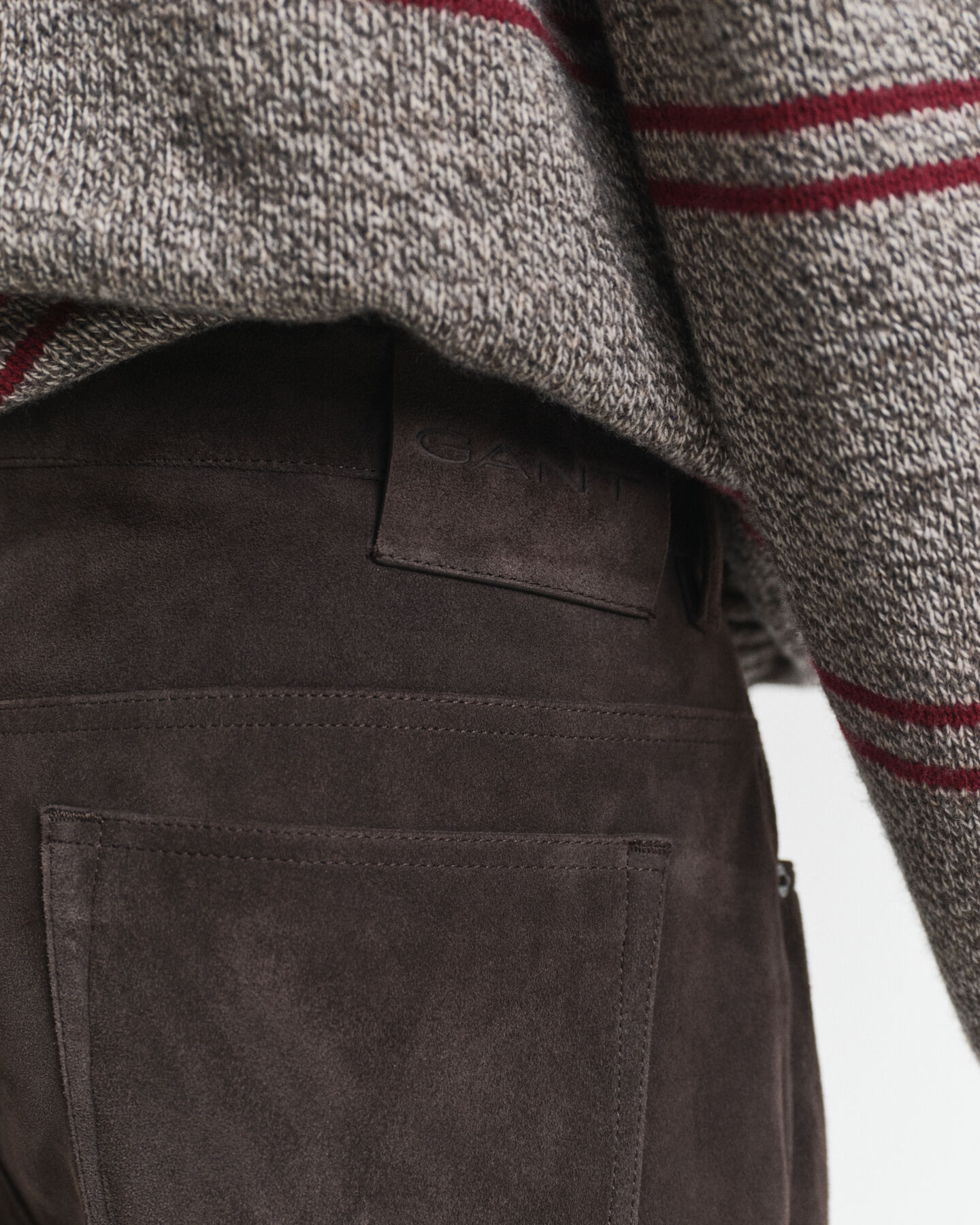 Straight fit mockajeans