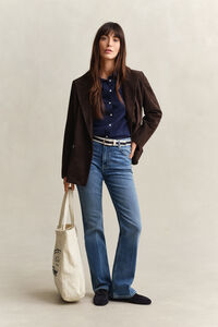 Regular fit klassisk poplinskjorta