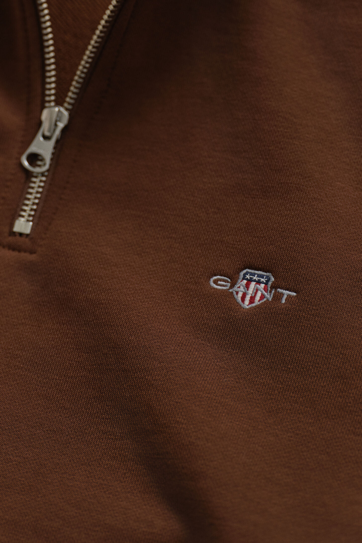 Shield sweatshirt med dragkedja vid hals&ouml;ppningen