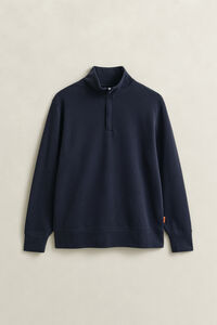 Sacker Rib sweatshirt med half-zip