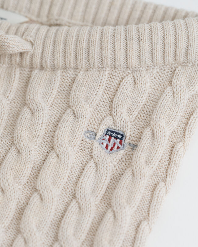 Baby Shield kabelstickade leggings i bomull