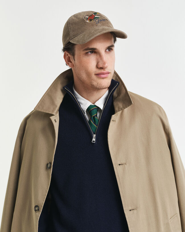 Broderad tv&auml;ttad manchesterkeps