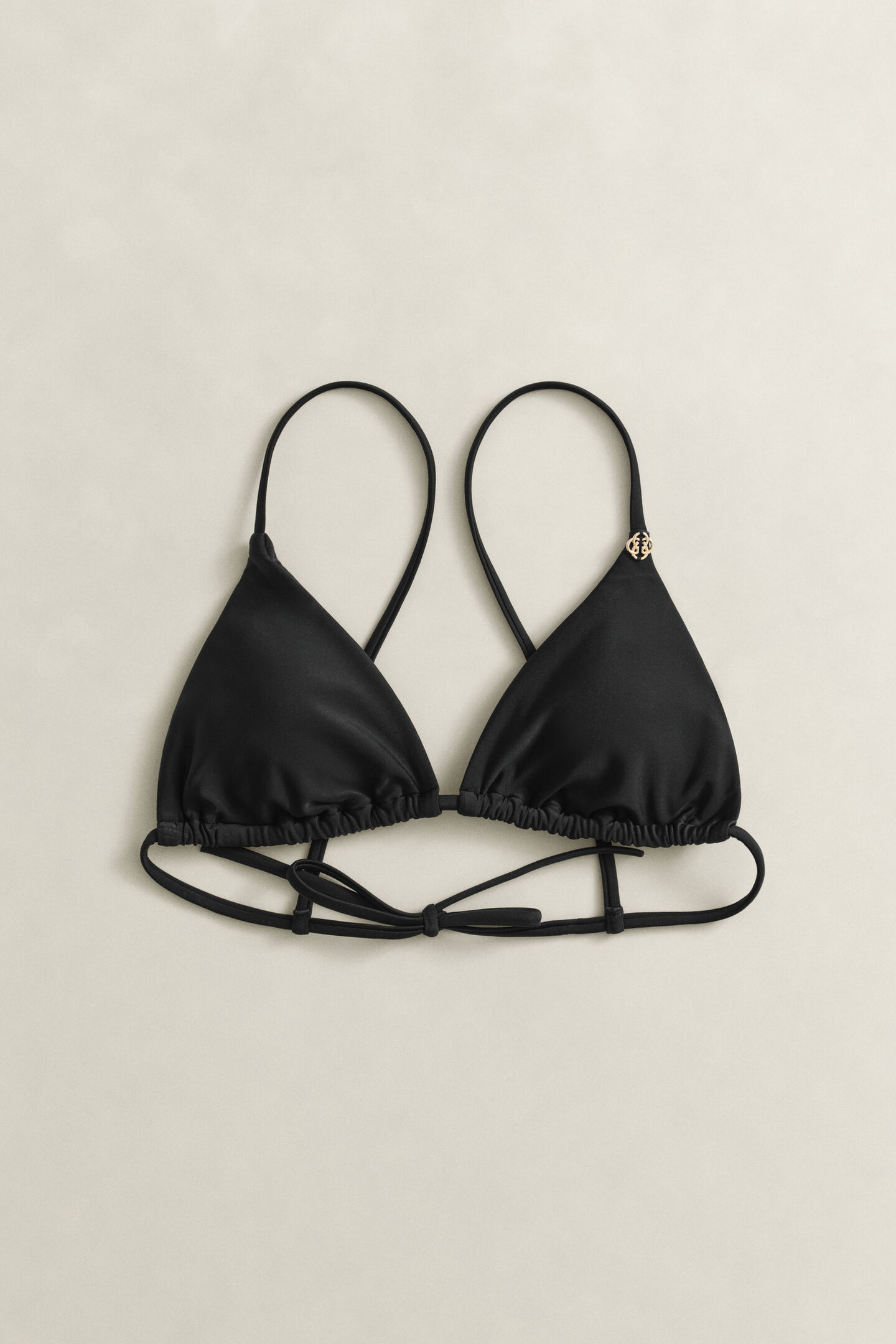 Vadderad trekantsbikinitopp