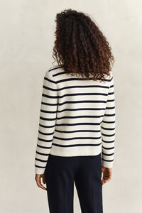 Stickad bomullsjacka