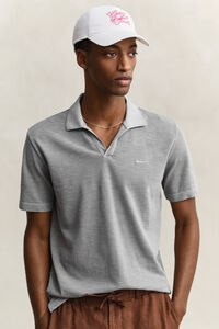 Krinklad keps med tryck