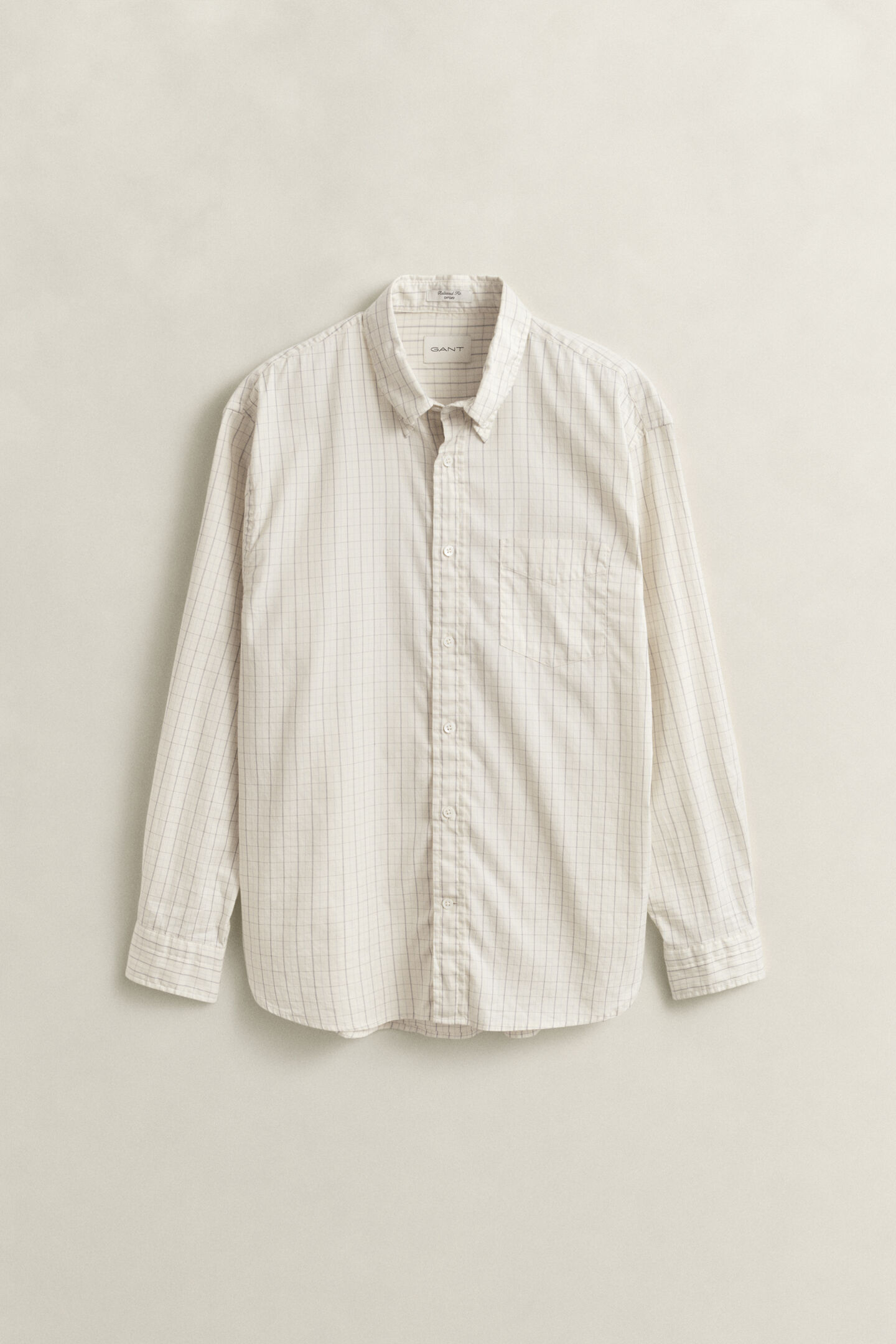 Relaxed fit Dreamy Oxford rutig skjorta