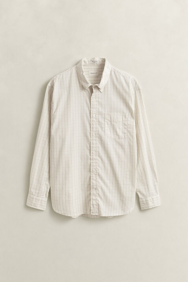 Relaxed fit Dreamy Oxford rutig skjorta