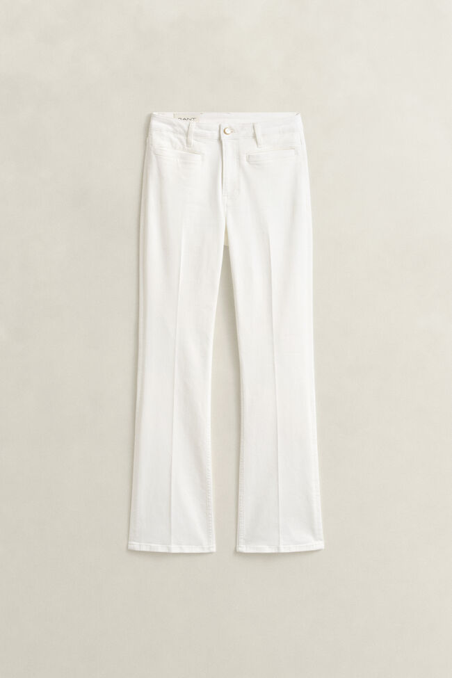 Utst&auml;llda jeans med monogram