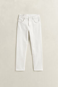 Stretchjeans med raka ben