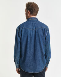Relaxed fit denimskjorta