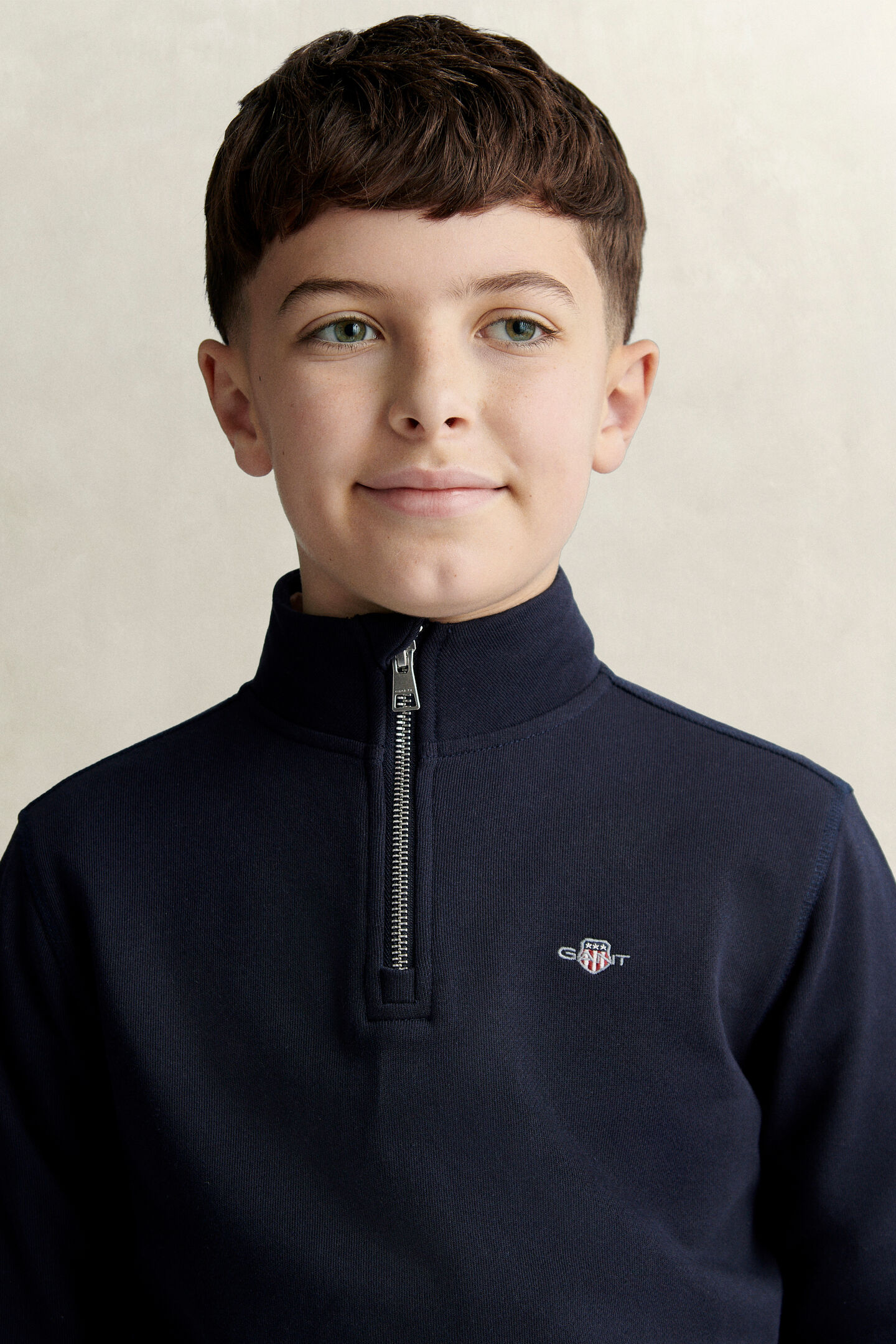 Teen Boys sweatshirt med half-zip