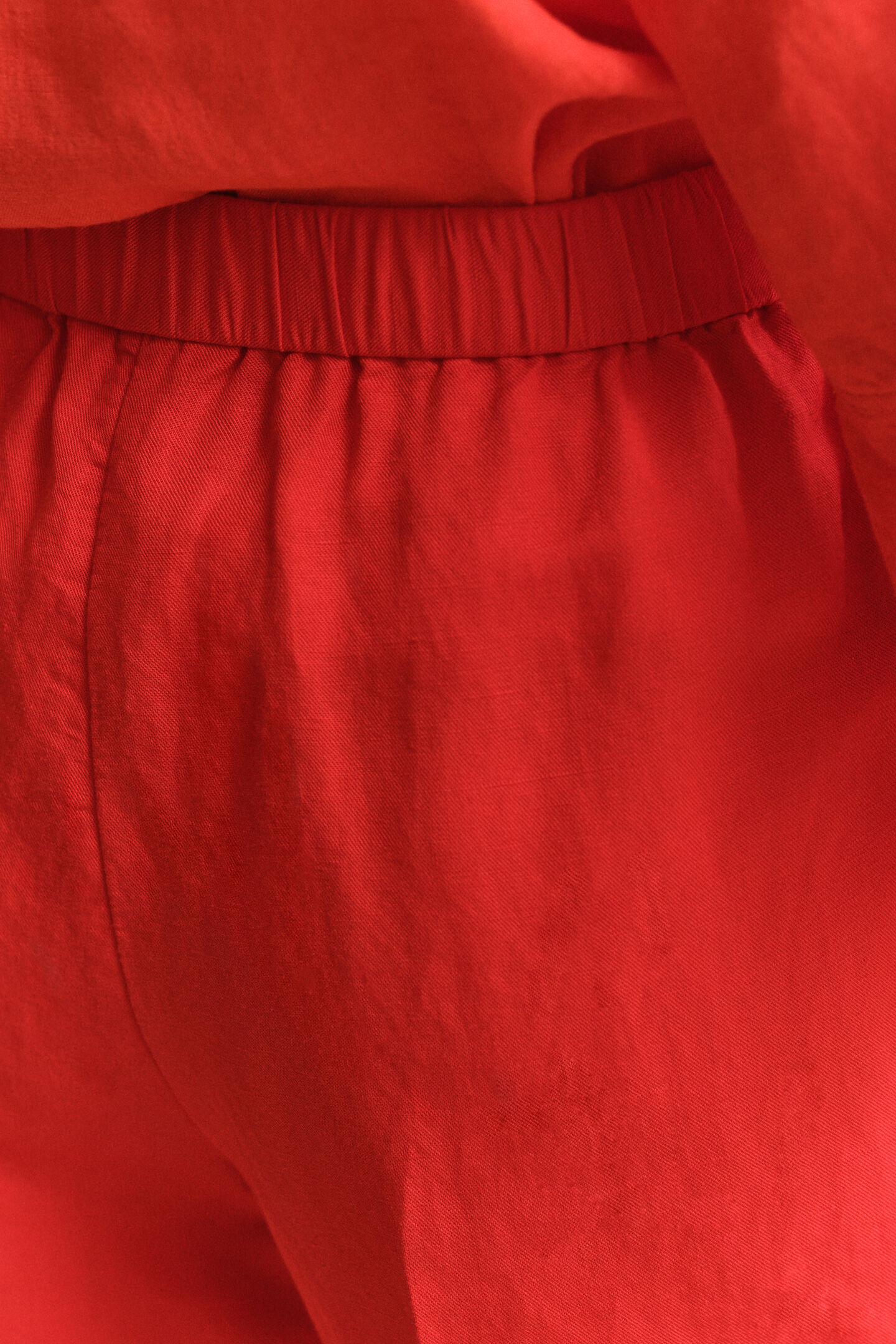 Shorts i linneblandning