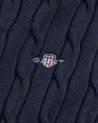 Teen Girls kabelstickad kl&auml;nning i bomullsstretch