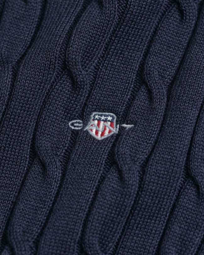 Teen Girls kabelstickad kl&auml;nning i bomullsstretch