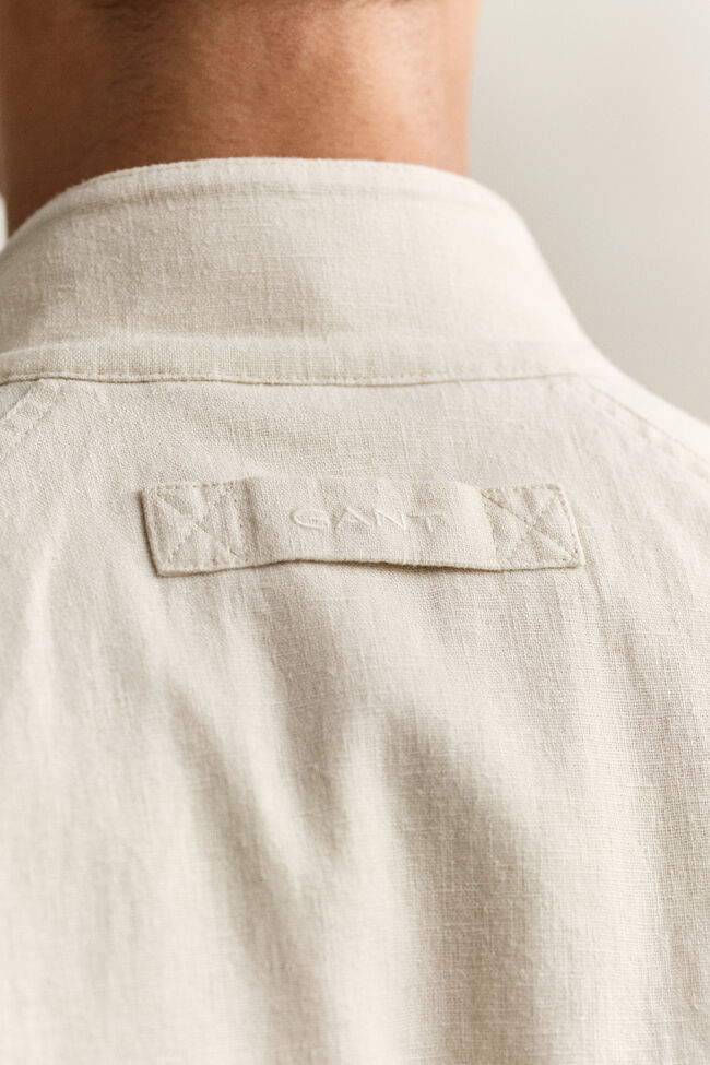 Harringtonjacka i linneblandning