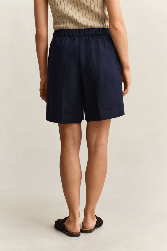 Shorts i linneblandning