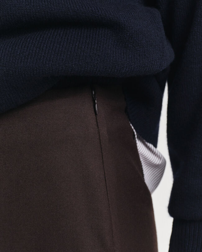 Midipennkjol i ullblandning