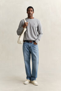 Shield sweatshirt med rund hals