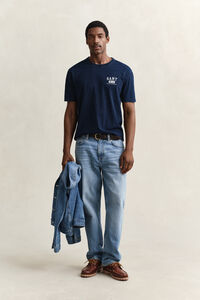 Indigof&auml;rgad T-shirt