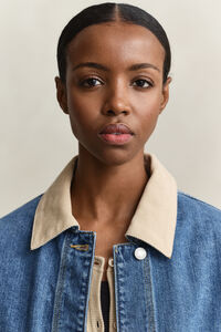 Decker-jacka i denim