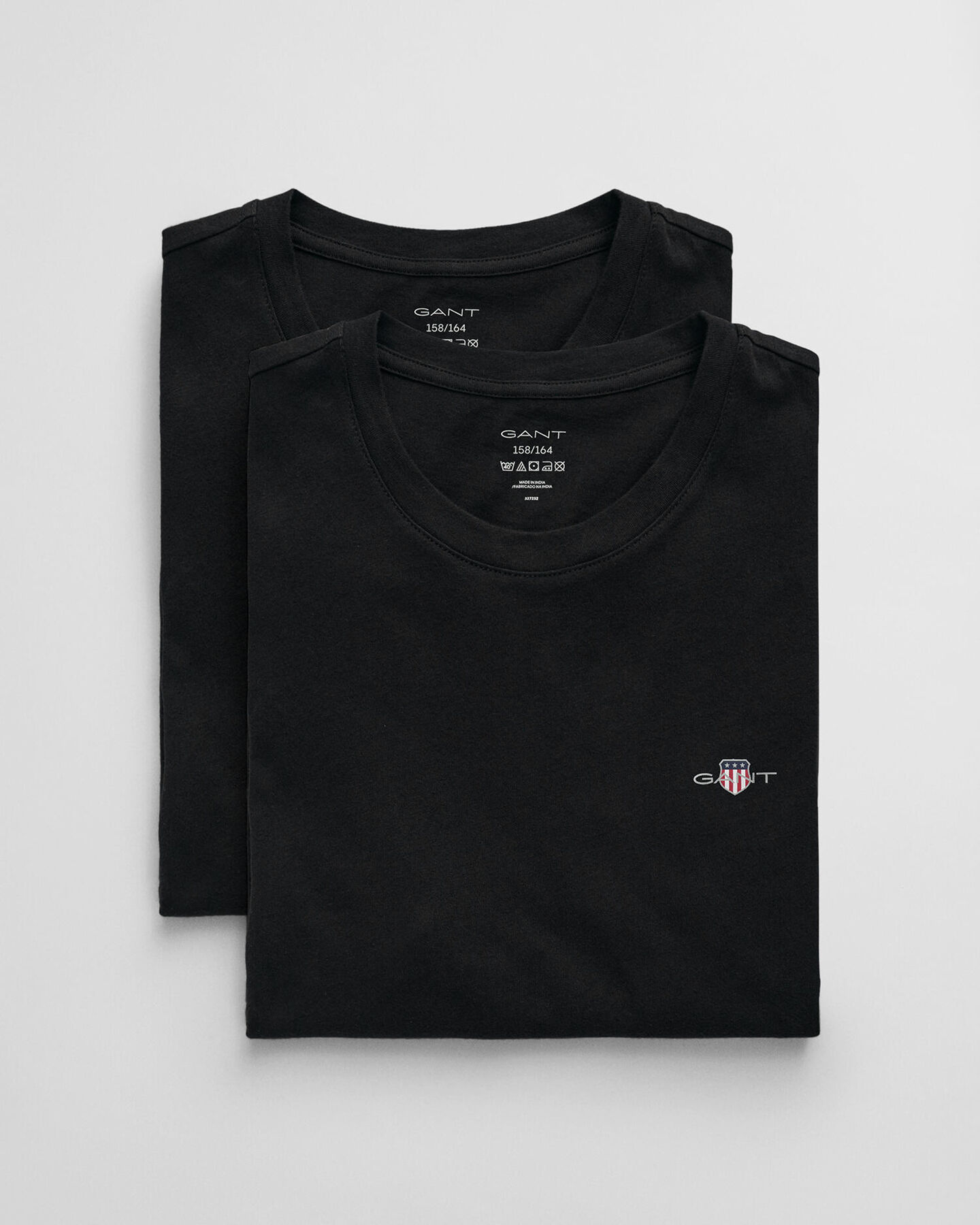 Teens tv&aring;pack rundhalsade T-shirtar