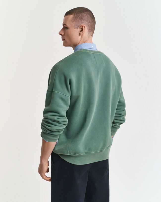 Rundhalsad sweatshirt med tryck