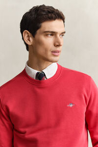 Shield sweatshirt med rund hals