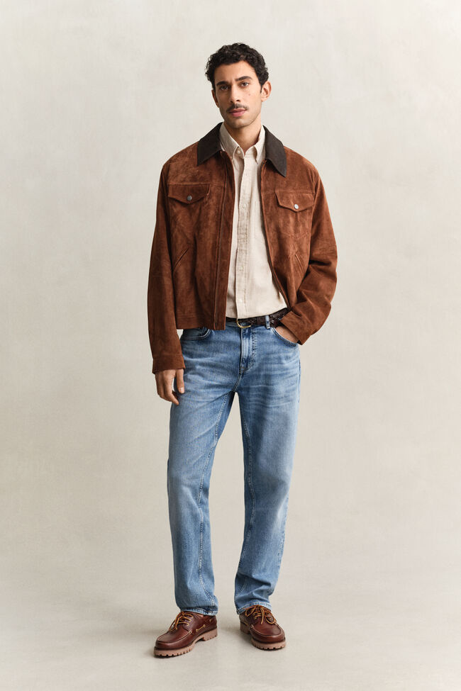 Skjorta i linneblandning