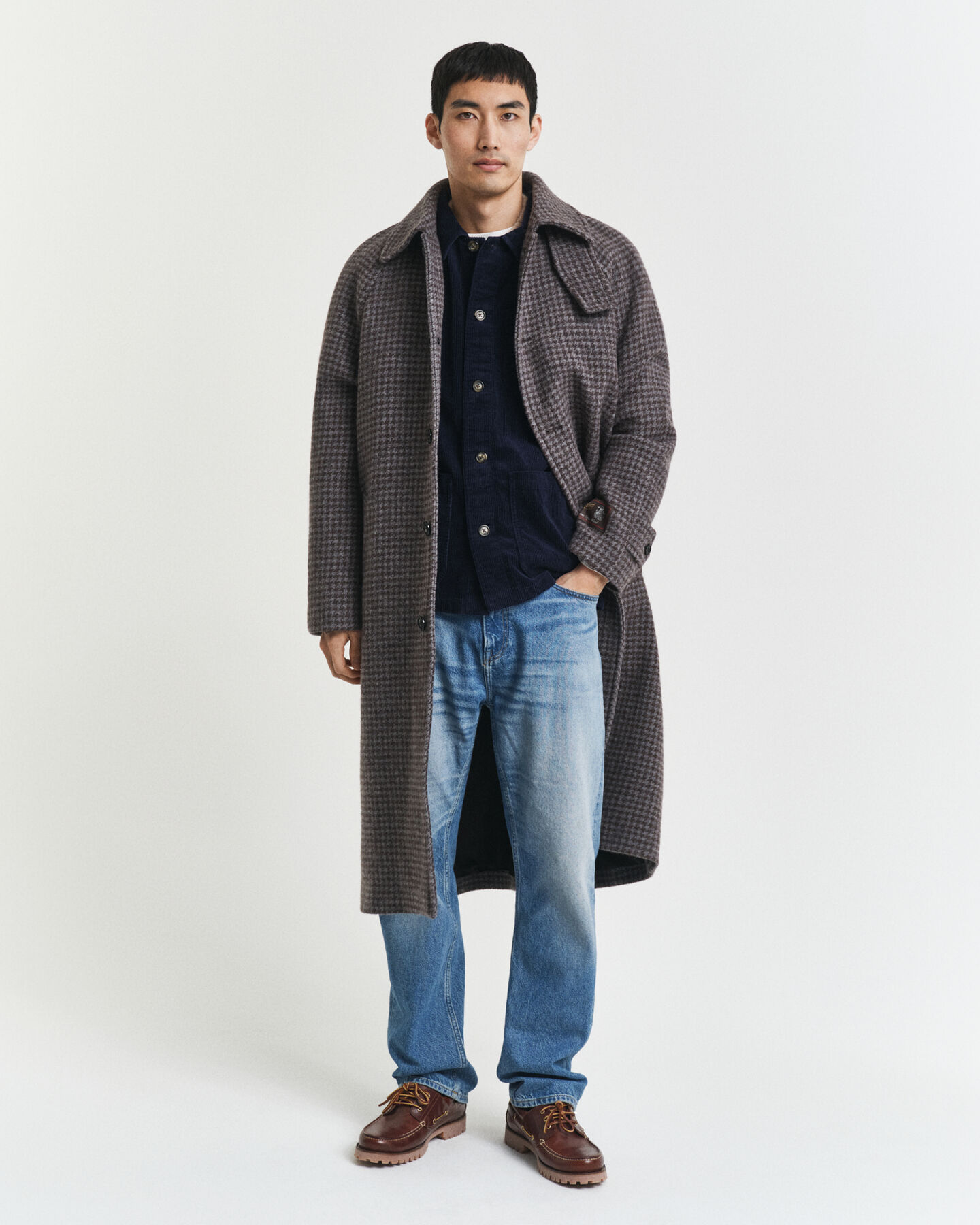 Regular fit skjortjacka i manchester