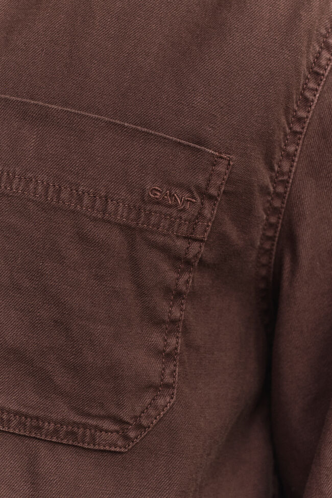 Skjortjacka i linneblandning