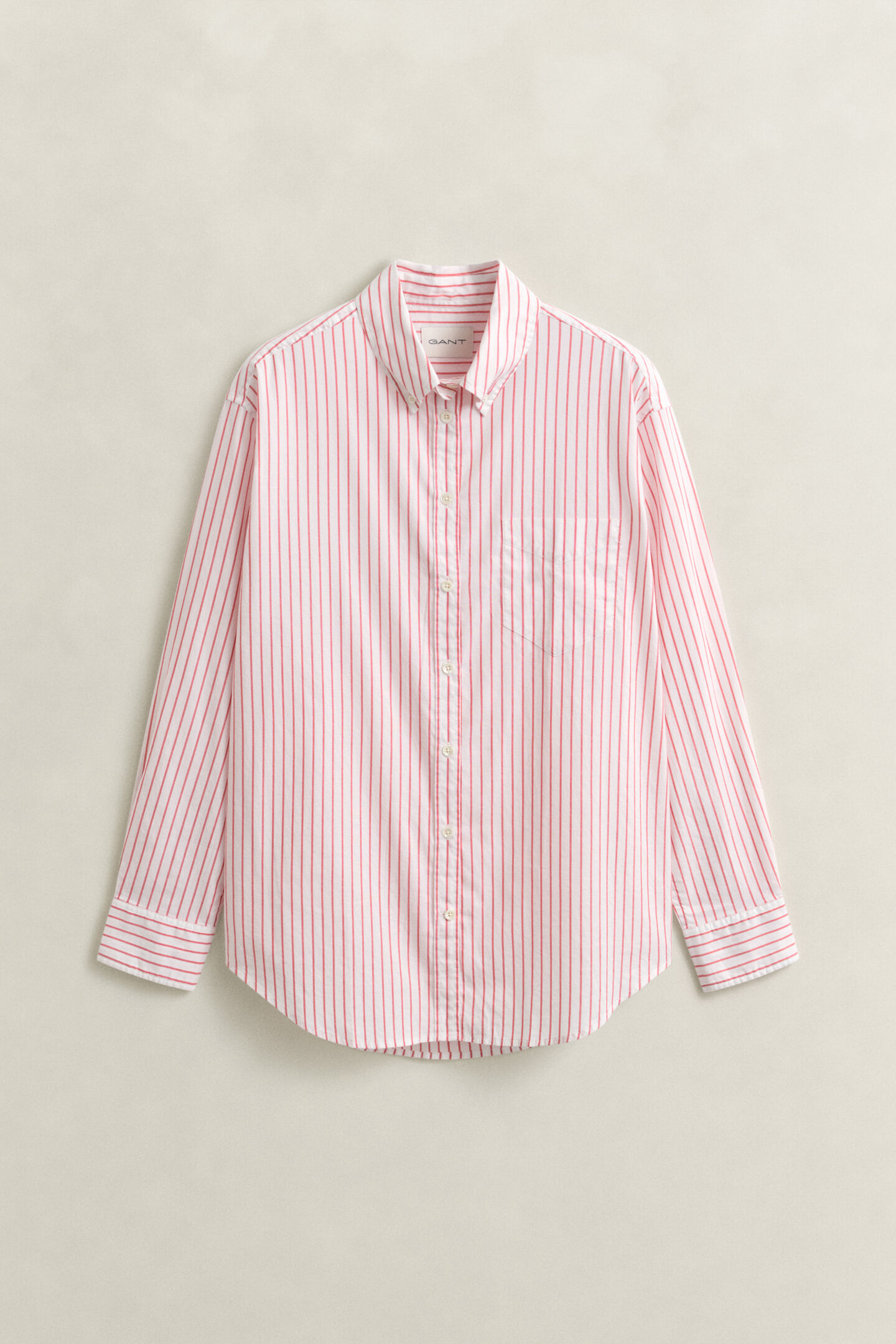 Lyxig oxfordskjorta med r&auml;nder