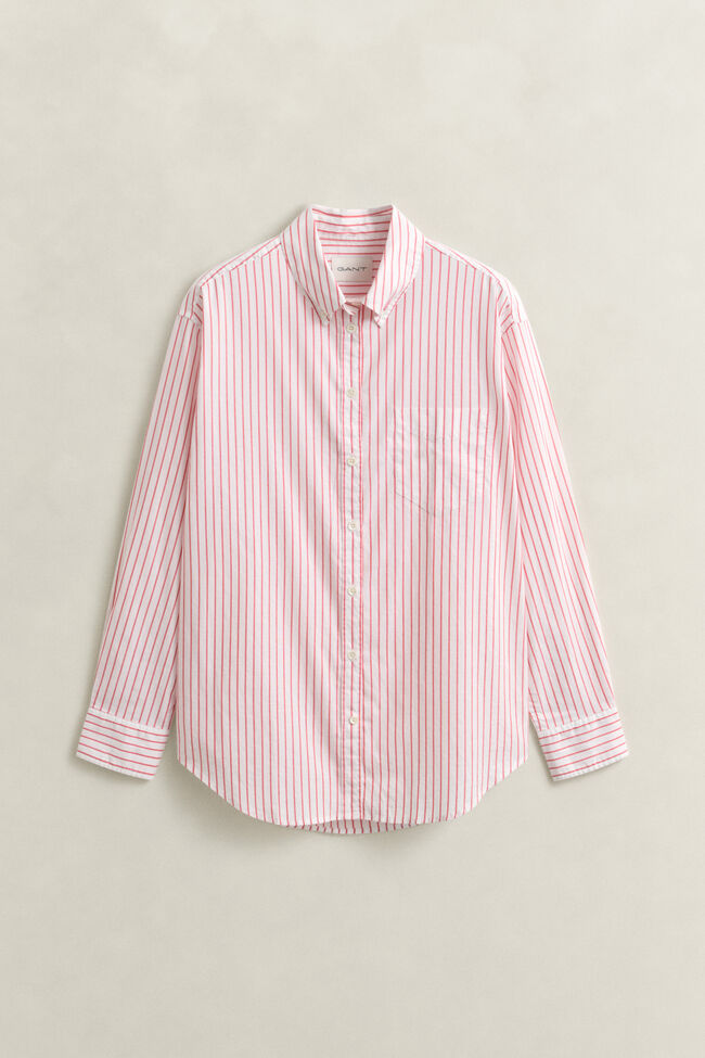 Lyxig oxfordskjorta med r&auml;nder