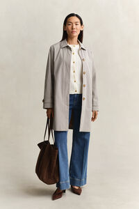 Kabelstickad bomullskofta