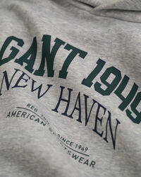 Teens hoodie med tryck