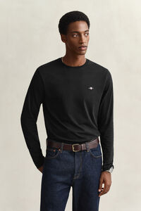 Shield l&aring;ng&auml;rmad T-shirt