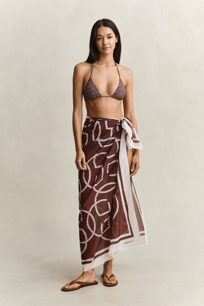 Sarong med monogram