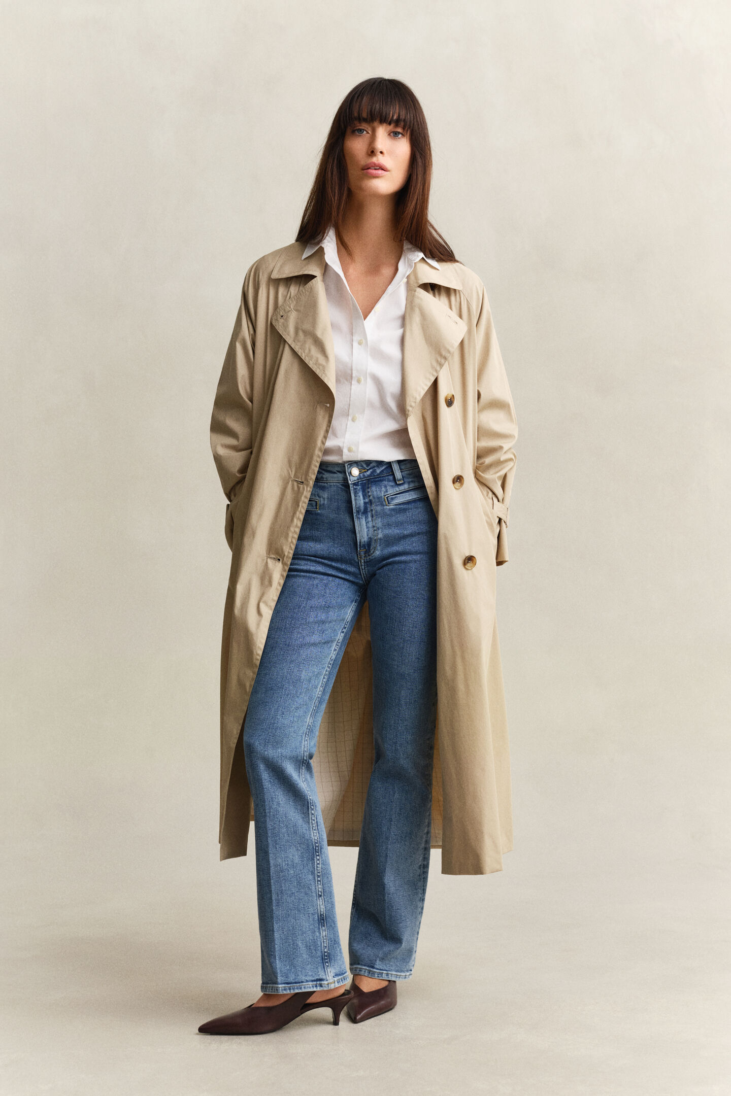 Utst&auml;llda jeans med monogram