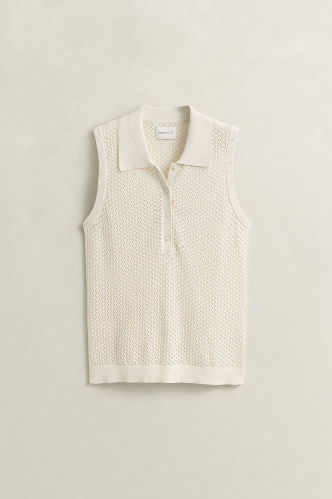 &Auml;rml&ouml;s spetsstickad topp