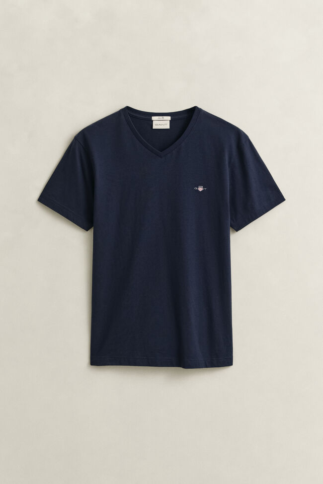 Slim fit Shield V-ringad T-shirt