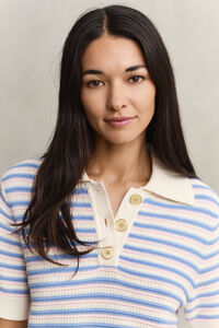 Randig topp med struktur