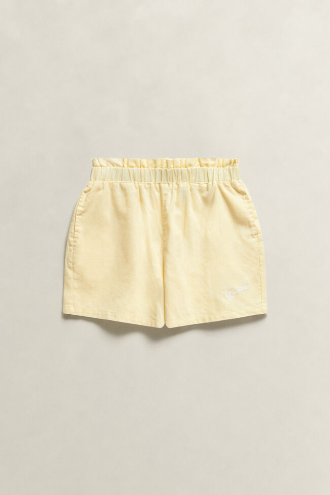 Teen Girls shorts med paperbag-midja