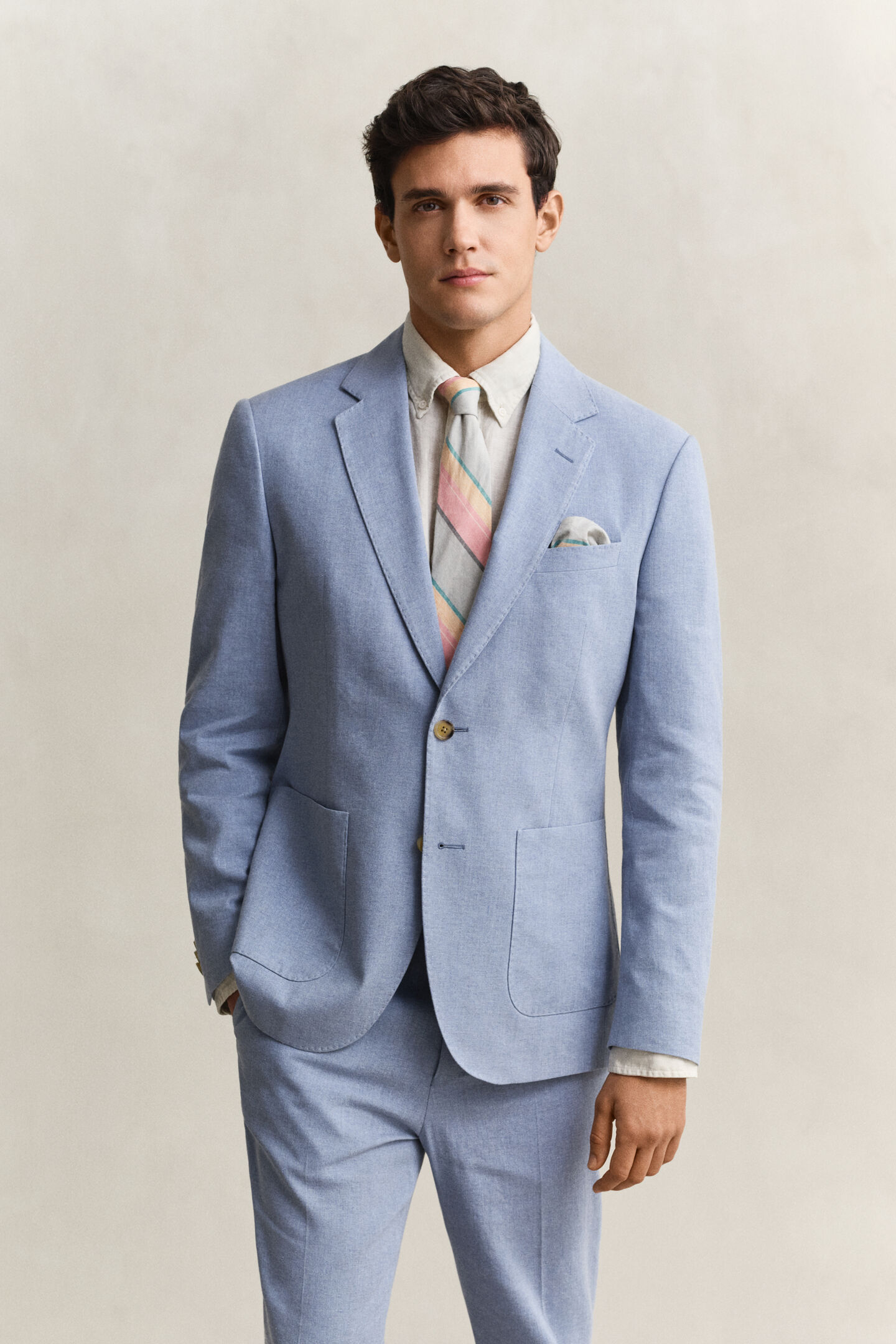 Kavaj i linneblandning