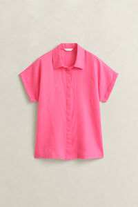 Holk&auml;rmad linneskjorta