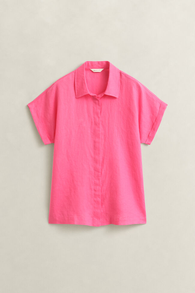 Holk&auml;rmad linneskjorta