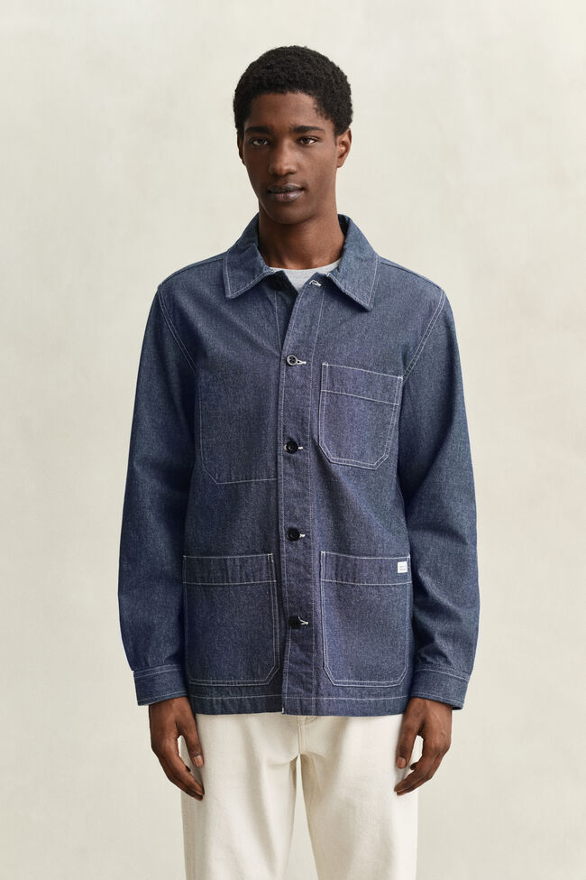 Chambray skjortjacka